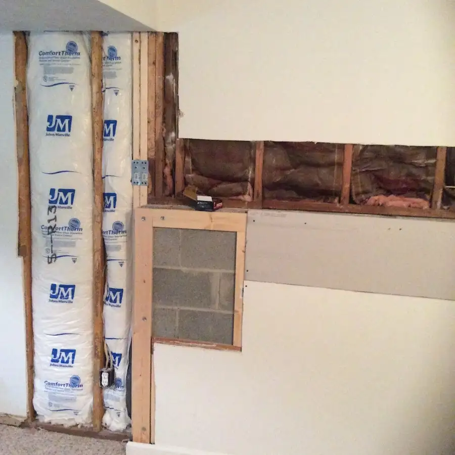 Wall insulation replacement during Odor Removal & Deodorization in Wauconda